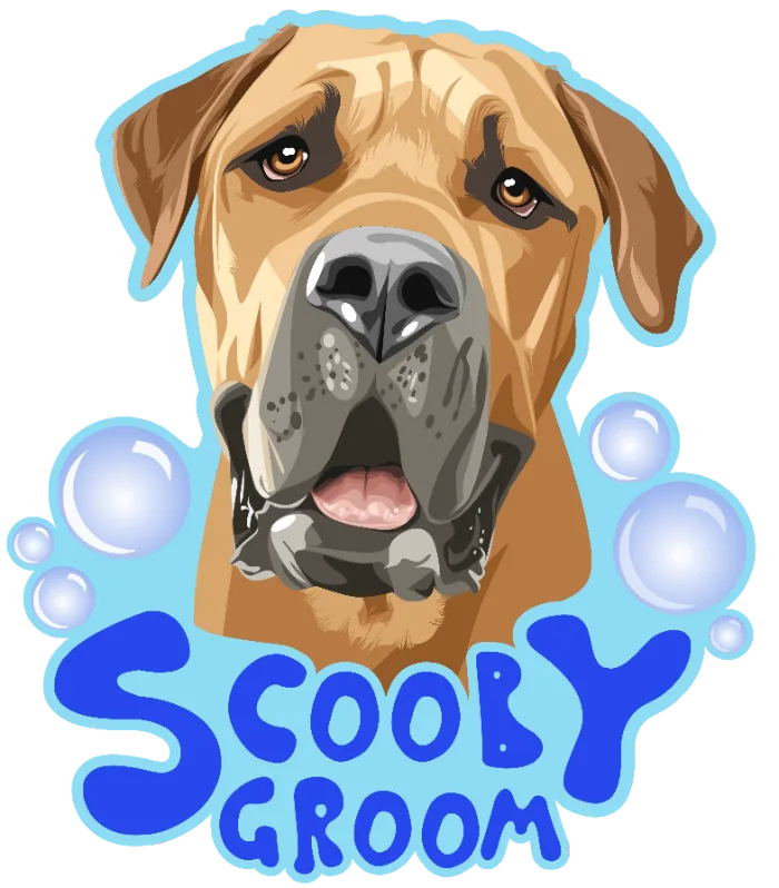 Scooby Groom mascot logo